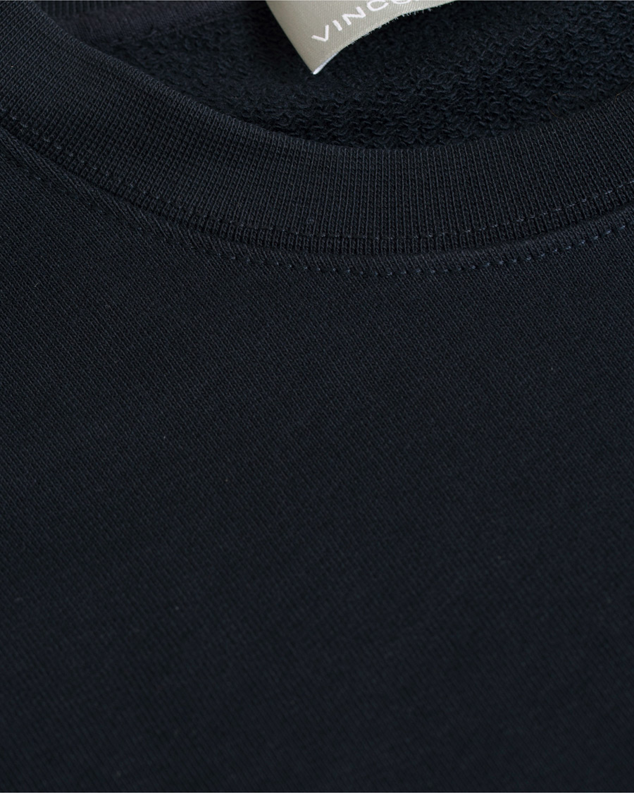 Heren | Truien | Vince | Side Zip Crew Neck Sweatshirt New Coastal Blue
