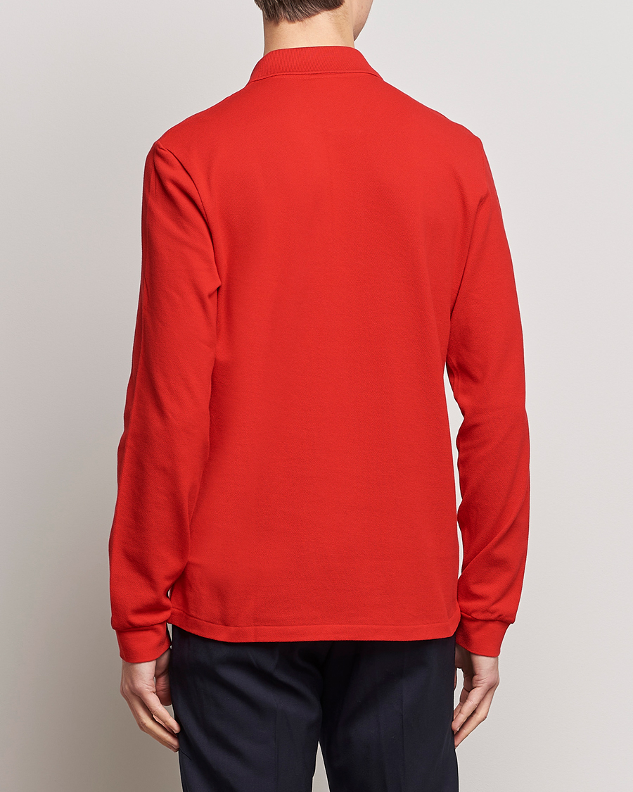 Heren | Polo's | Lacoste | Long Sleeve Polo Red