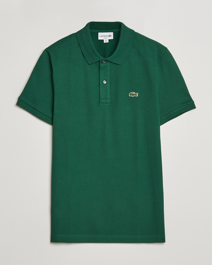 Heren | Polo's | Lacoste | Slim Fit Polo Piké Green
