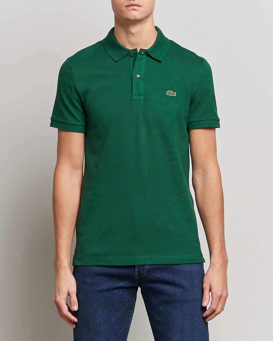 Heren | Polo's | Lacoste | Slim Fit Polo Piké Green