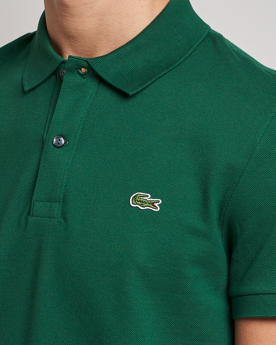 Heren | Polo's | Lacoste | Slim Fit Polo Piké Green