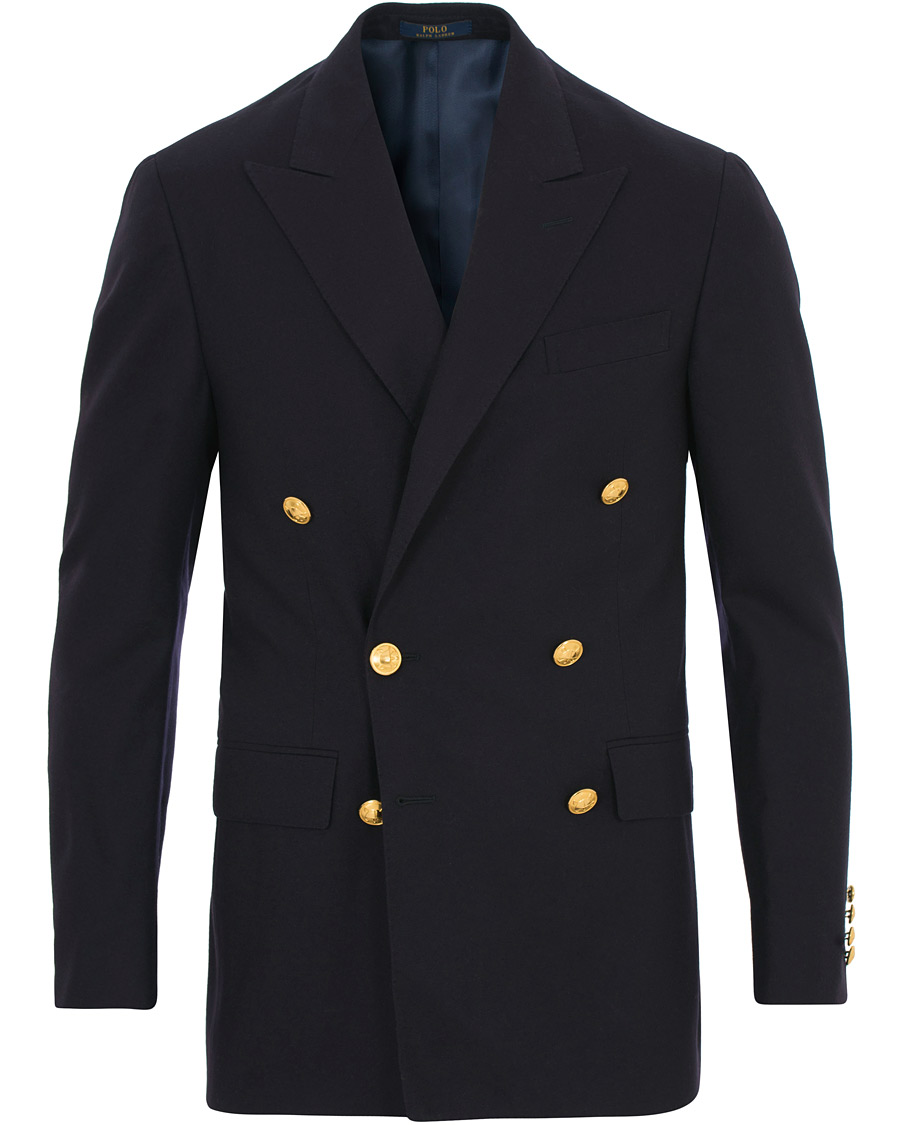 Heren | Blazers | Polo Ralph Lauren | Polo Double Breasted Wool Club Blazer Navy