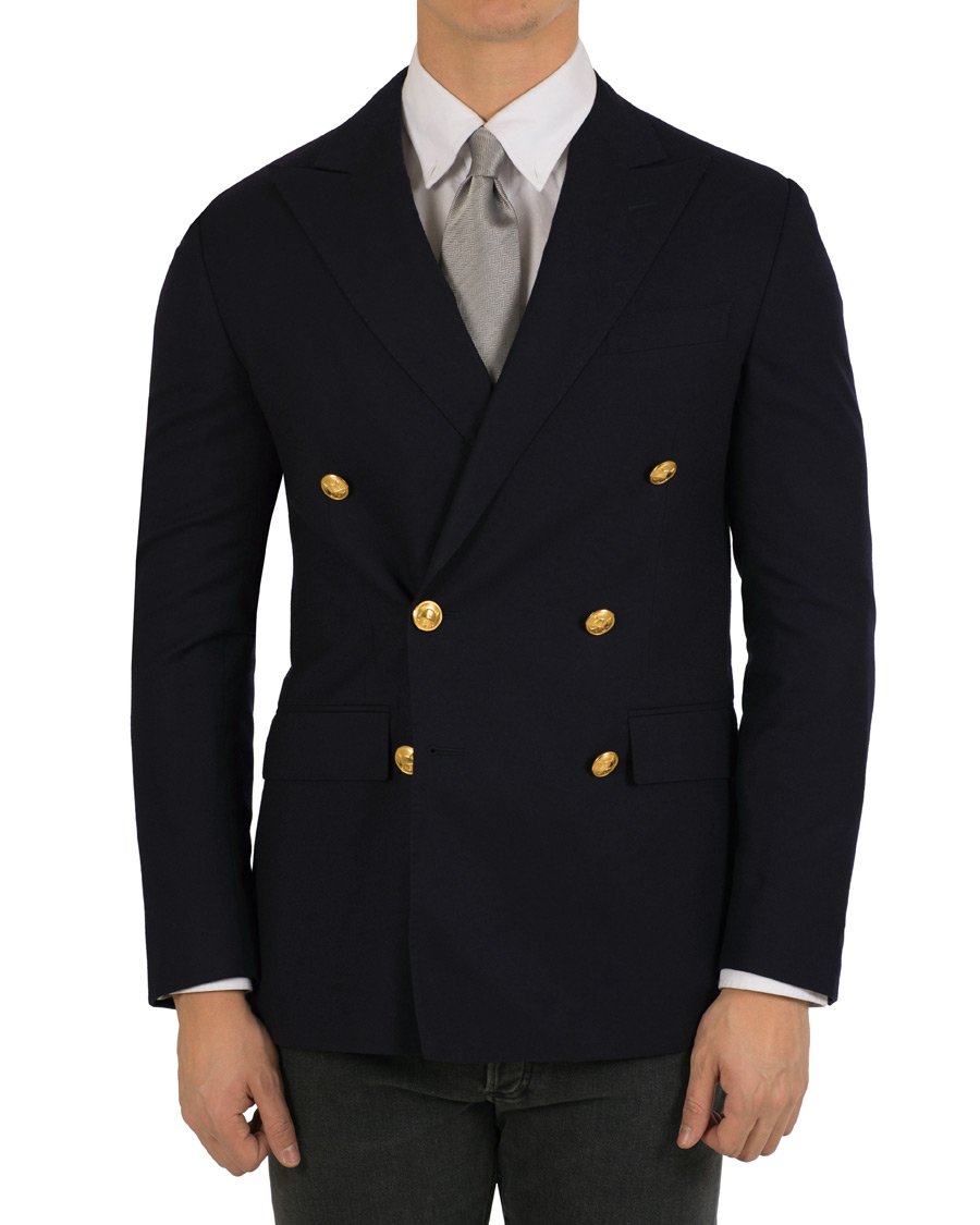 Heren | Blazers | Polo Ralph Lauren | Polo Double Breasted Wool Club Blazer Navy