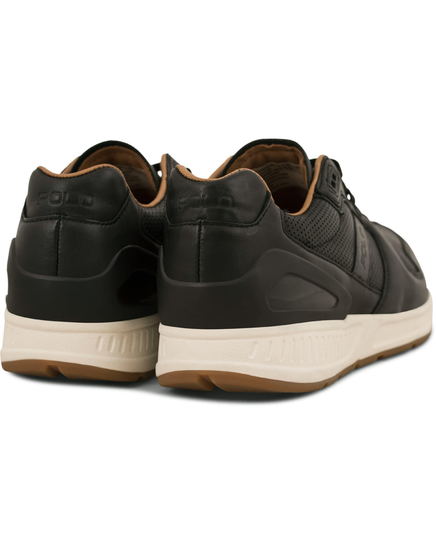 Heren | Polo Ralph Lauren Train 100 Calf Running Sneaker Black | Polo Ralph Lauren | Train 100 Calf Running Sneaker Black