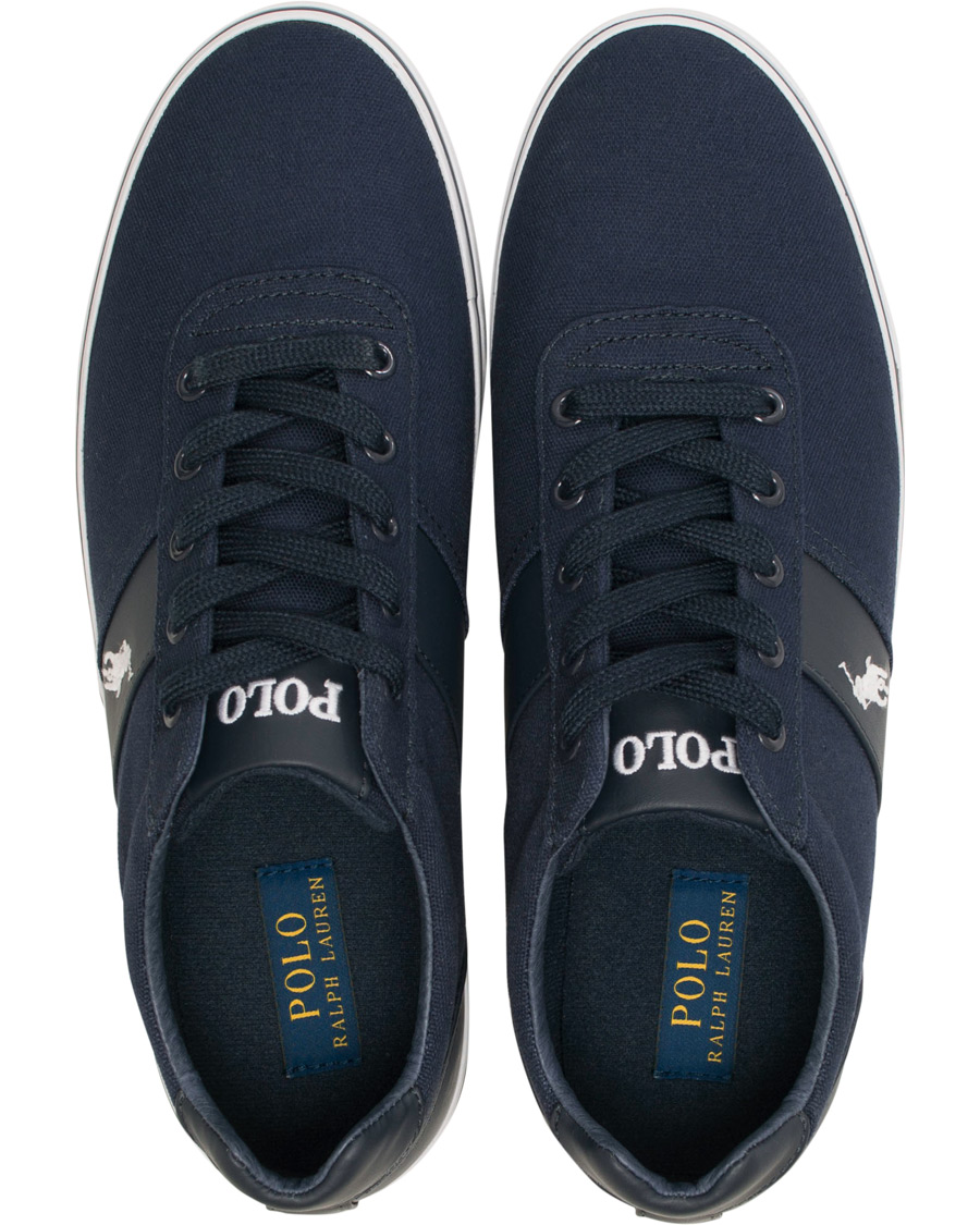 Heren | Polo Ralph Lauren Hanford Canvas Sneaker Navy | Polo Ralph Lauren | Hanford Canvas Sneaker Navy