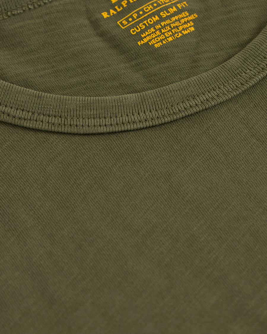 Heren | T-shirts | Polo Ralph Lauren | Hawaii Print Crew Neck Tee Defender Green