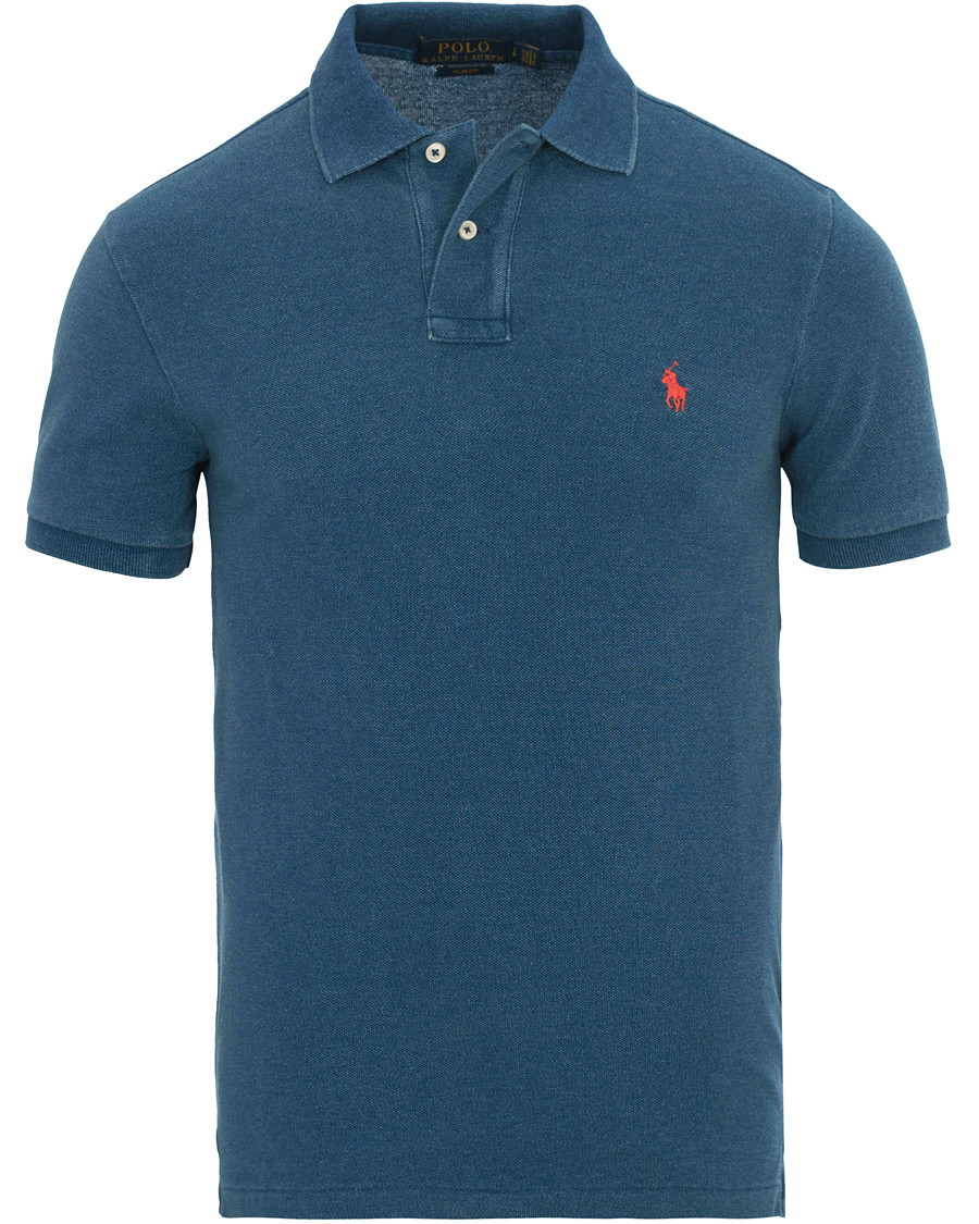 Heren | Polo's | Polo Ralph Lauren | Slim Fit Polo Medium Indigo