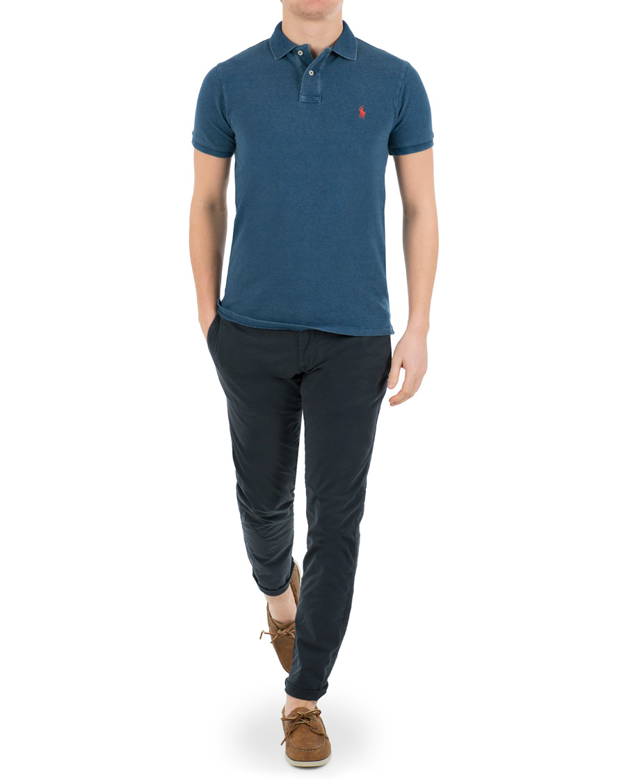 Heren | Polo's | Polo Ralph Lauren | Slim Fit Polo Medium Indigo