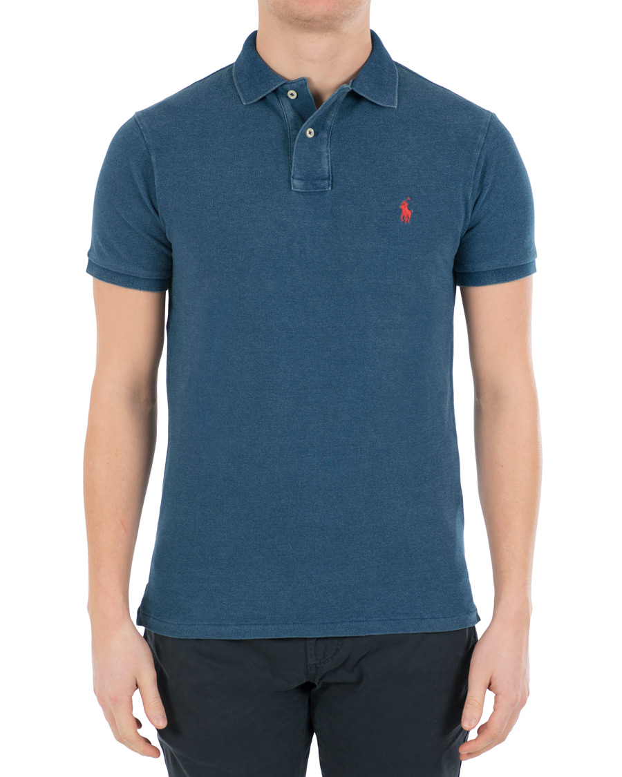 Heren | Polo's | Polo Ralph Lauren | Slim Fit Polo Medium Indigo