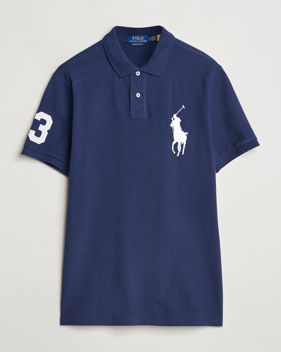 Heren | Polo's | Polo Ralph Lauren | Custom Fit Big Pony Polo Newport Navy