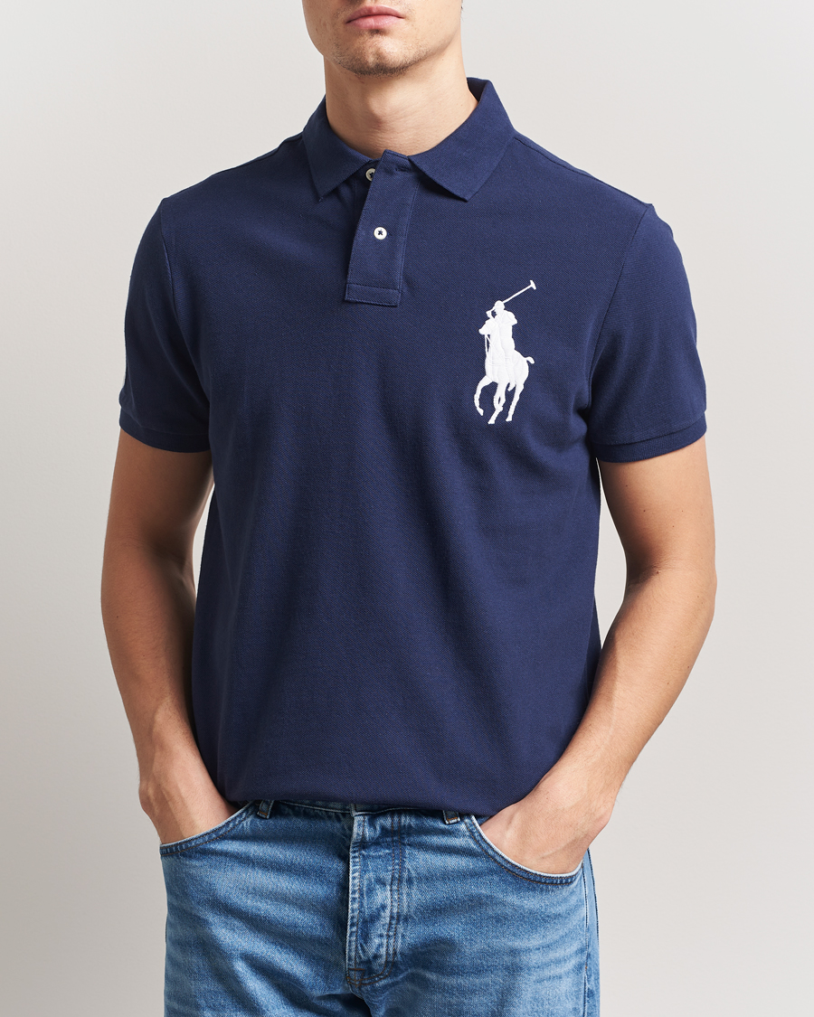 Heren | Polo's | Polo Ralph Lauren | Custom Fit Big Pony Polo Newport Navy