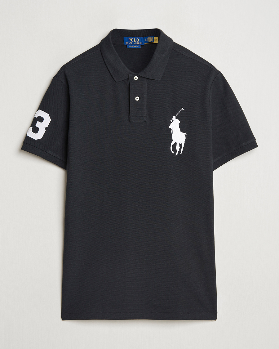 Heren | Polo's | Polo Ralph Lauren | Custom Fit Big Pony Polo Polo Black