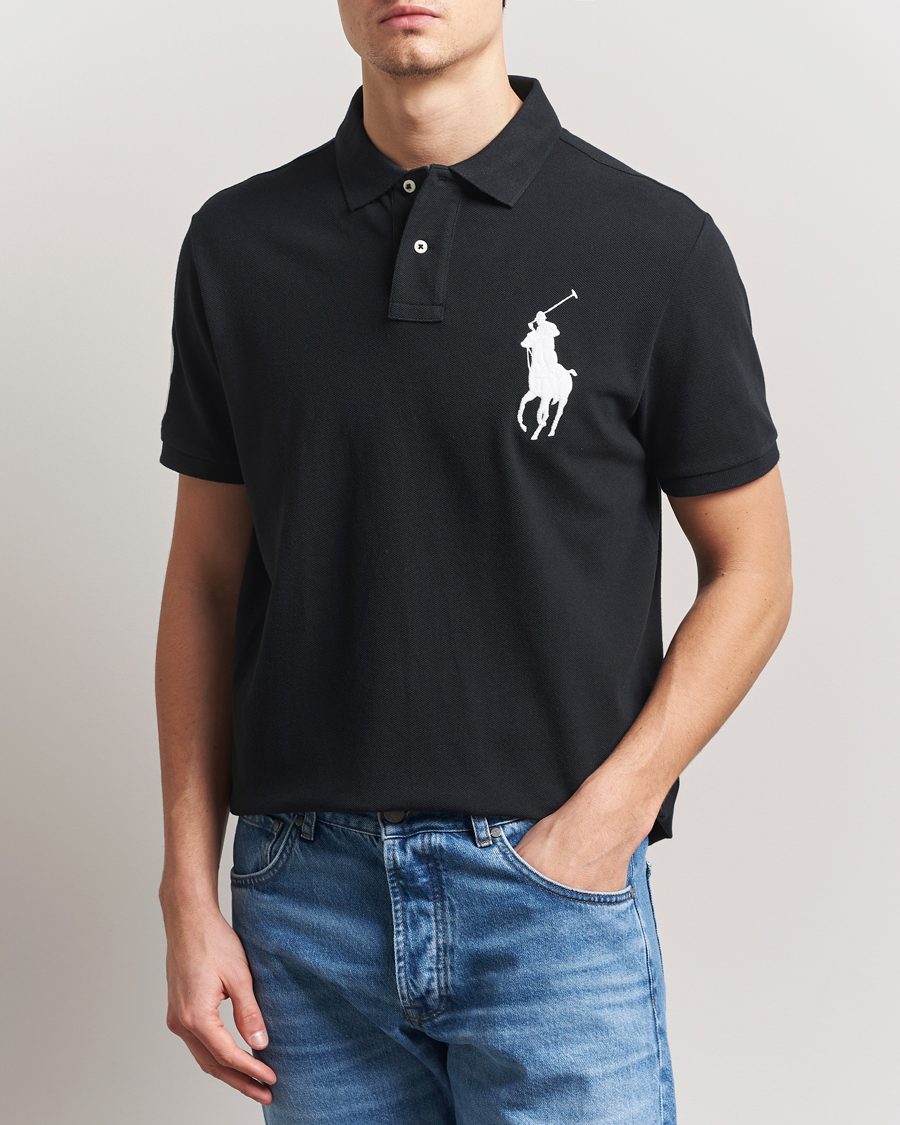 Heren | Polo's | Polo Ralph Lauren | Custom Fit Big Pony Polo Polo Black