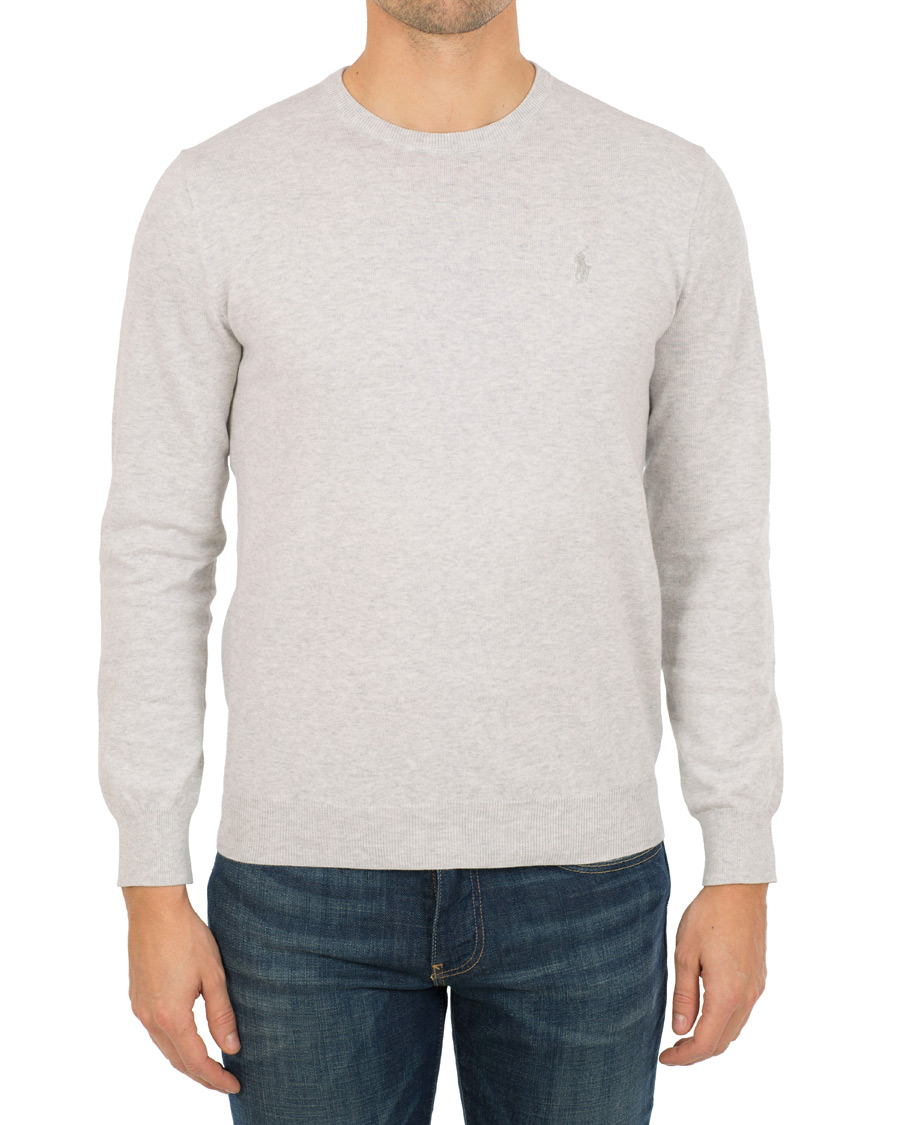 Heren | Truien | Polo Ralph Lauren | Pima Cotton Crew Neck Pullover Lawrence Grey Heather