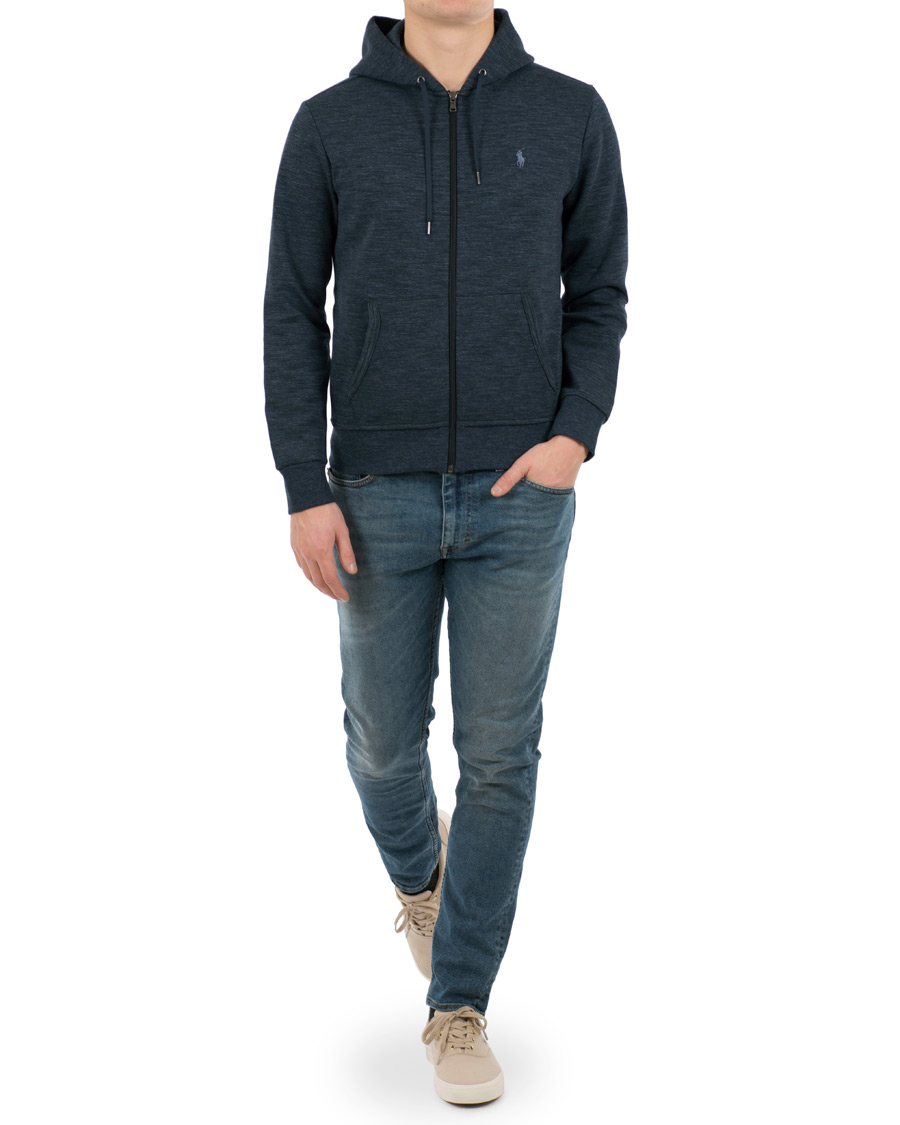 Heren | Truien | Polo Ralph Lauren | Tech Performance Full Zip Hoodie Blue Eclipse