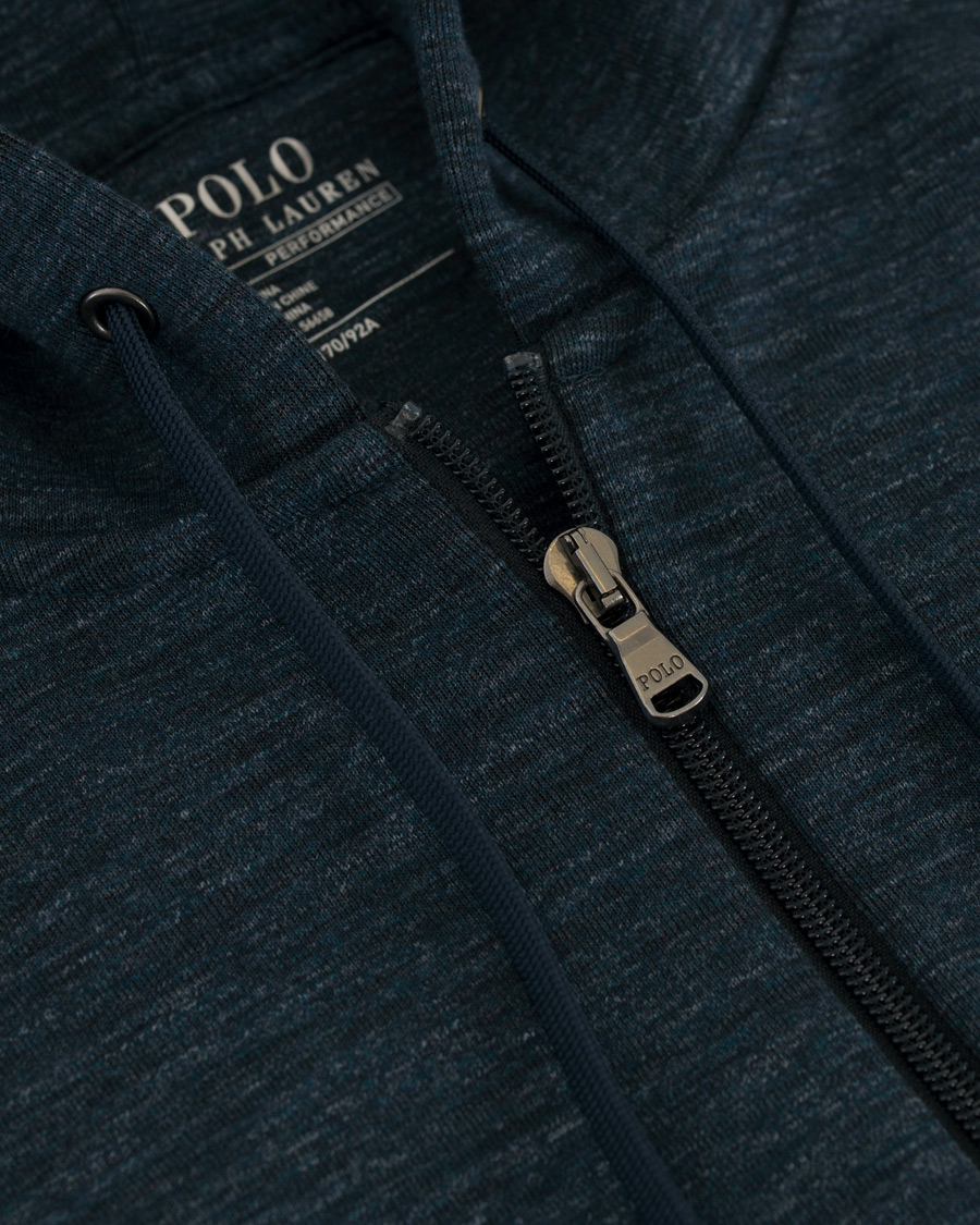 Heren | Truien | Polo Ralph Lauren | Tech Performance Full Zip Hoodie Blue Eclipse