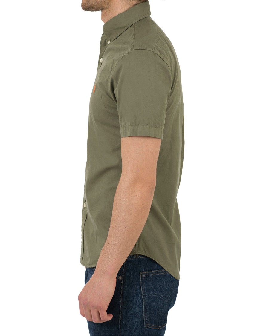 Heren | Overhemden | Polo Ralph Lauren | Slim Fit Button Down Short Sleeve Shirt Mountain Green