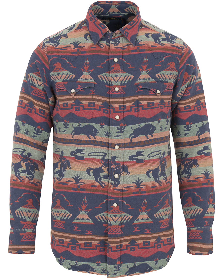 Heren | Overhemden | Polo Ralph Lauren | Core Fit Western Print Shirt Cowboy