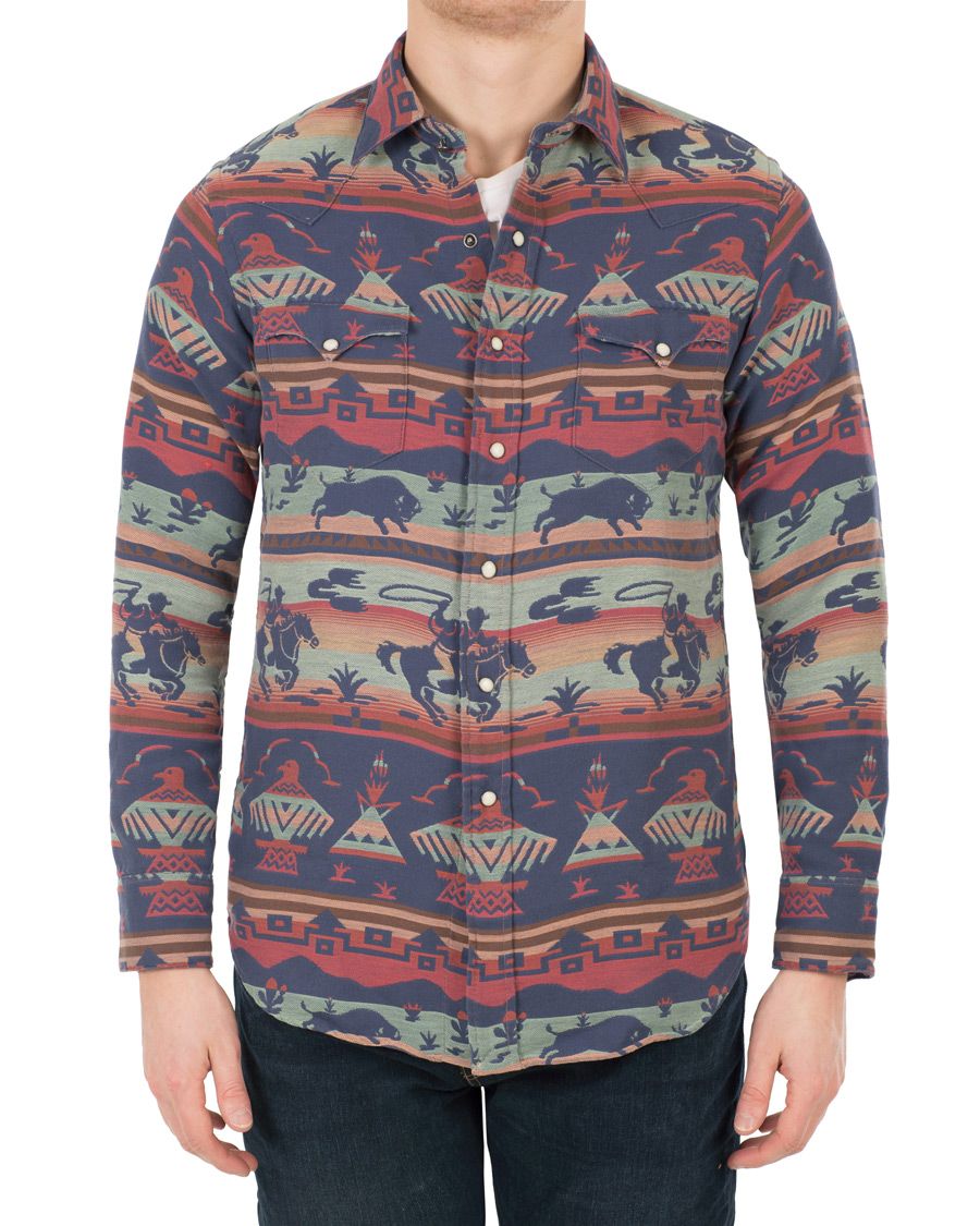 Heren | Overhemden | Polo Ralph Lauren | Core Fit Western Print Shirt Cowboy