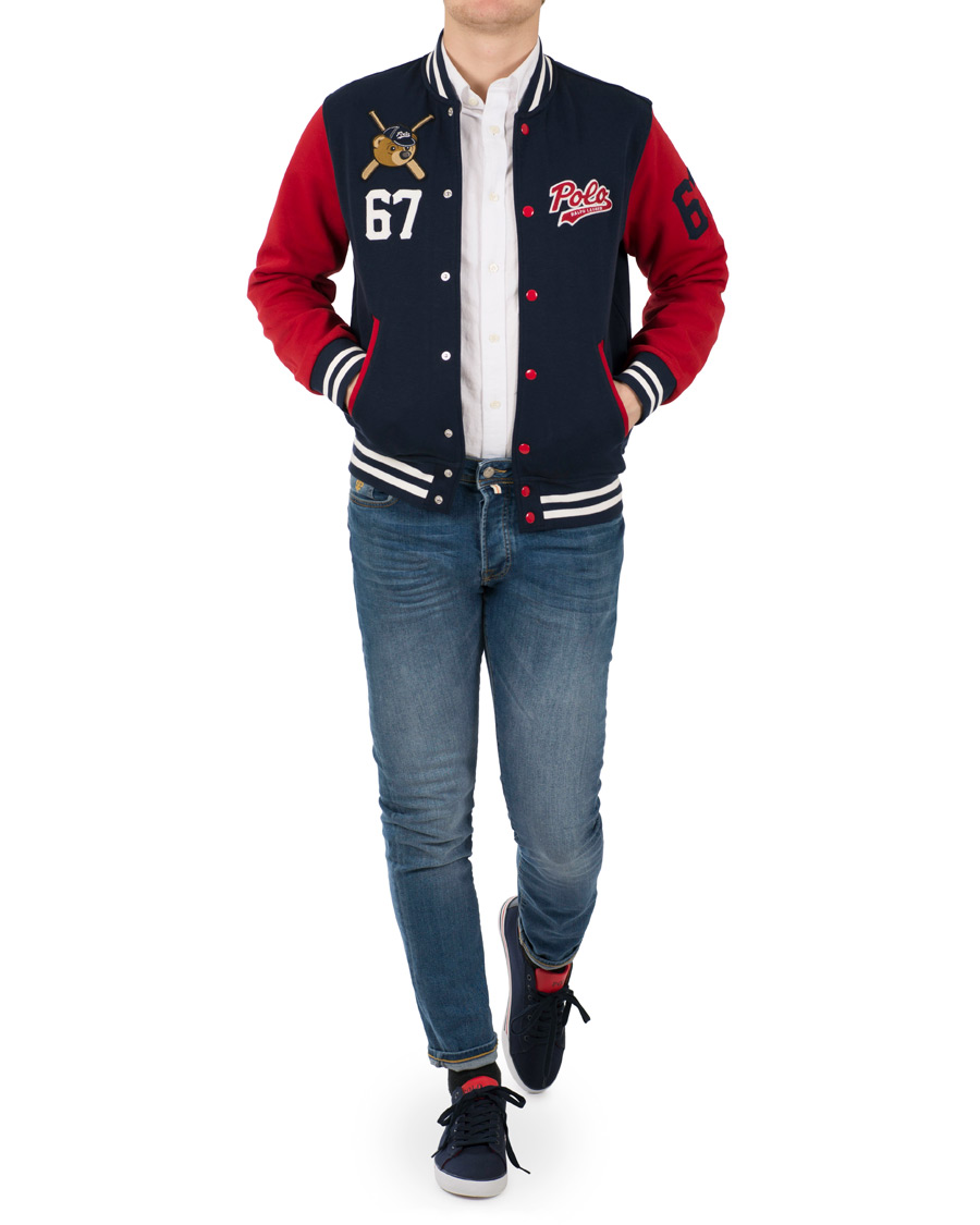 Heren | Truien | Polo Ralph Lauren | Baseball Bears Collection Jacket Cruise Navy