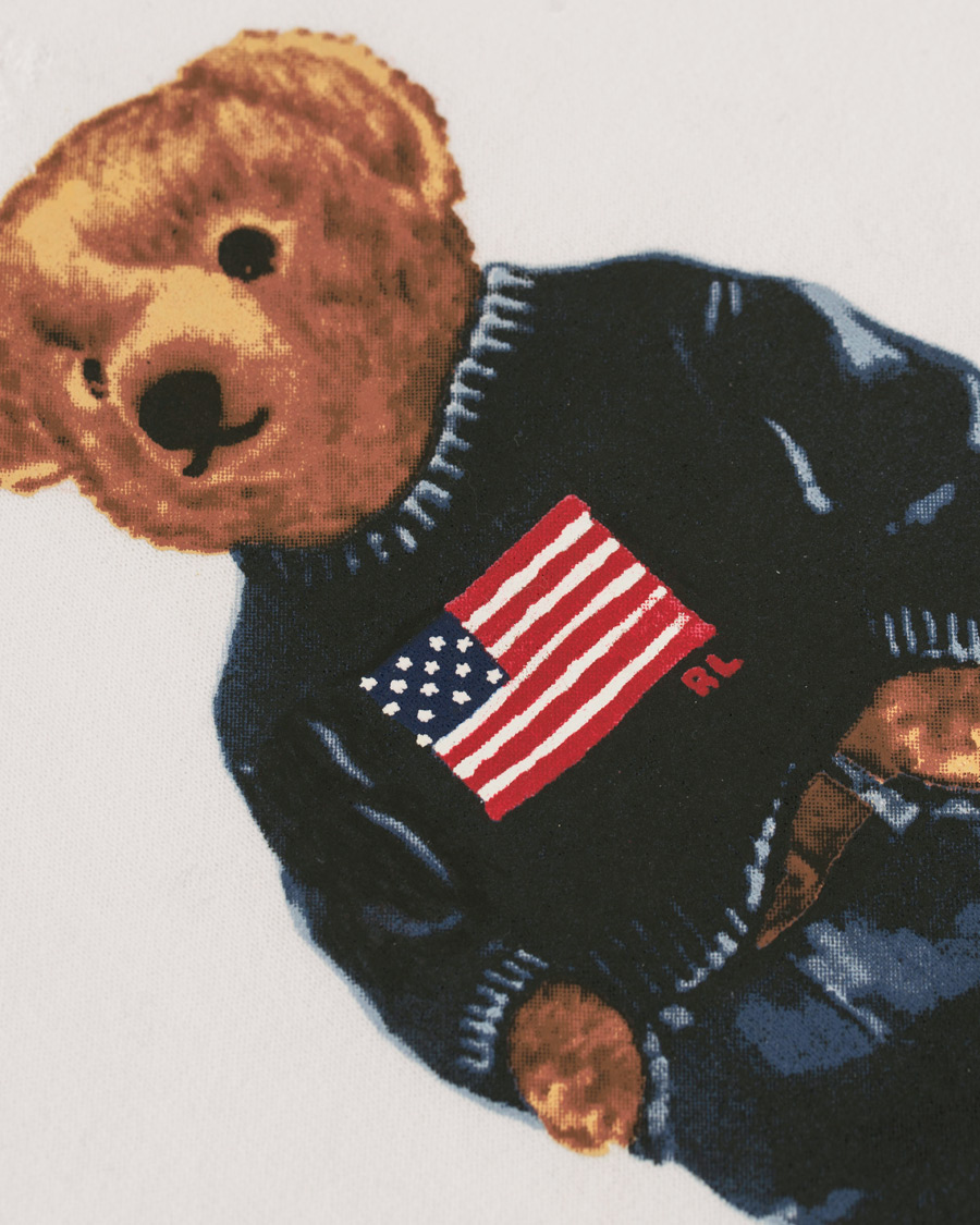 Heren | Truien | Polo Ralph Lauren | Printed Bear Crew Neck Sweatshirt White