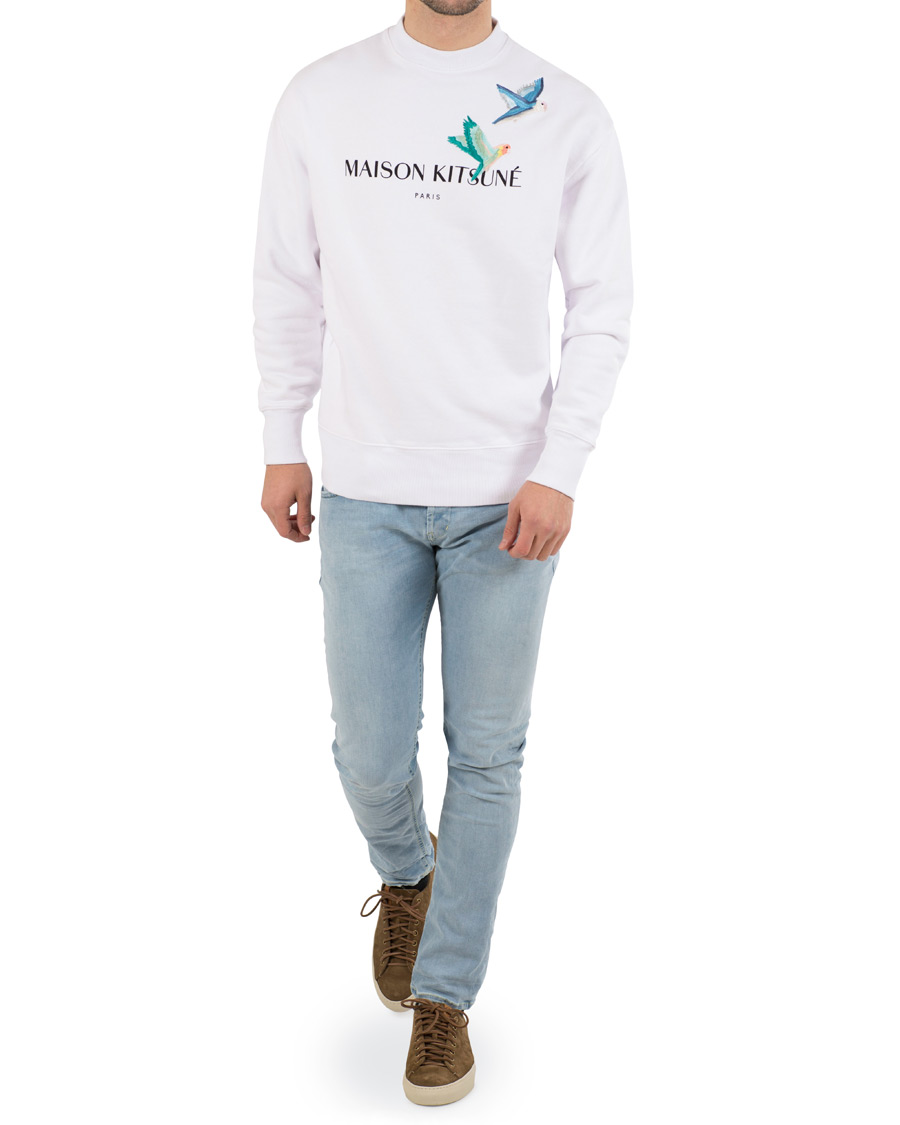 Heren | Truien | Maison Kitsuné | Lovebirds Sweatshirt White