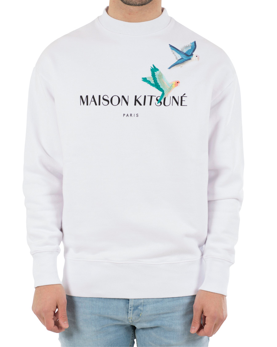 Heren | Truien | Maison Kitsuné | Lovebirds Sweatshirt White