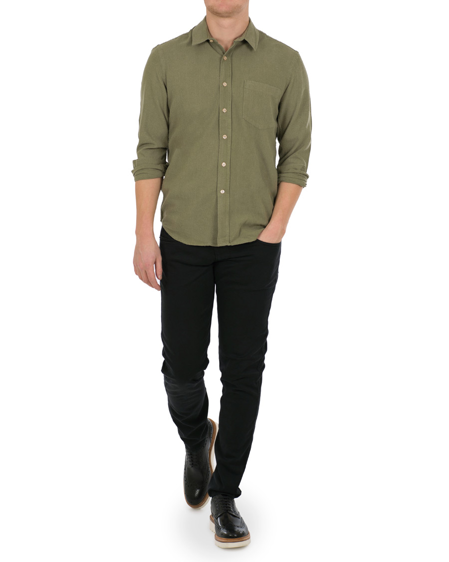 Heren | Overhemden | Our Legacy | Classic Shirt Silk Light Olive