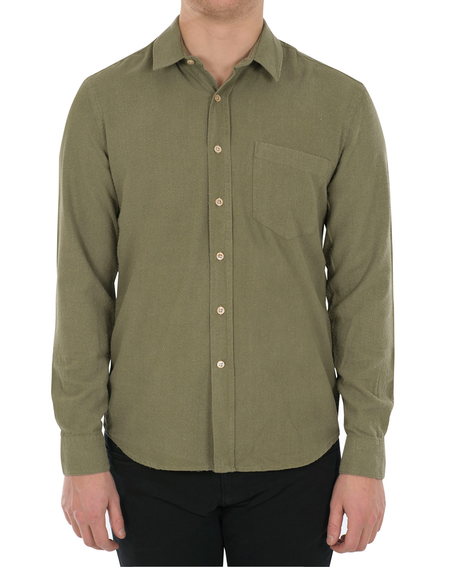 Heren | Overhemden | Our Legacy | Classic Shirt Silk Light Olive