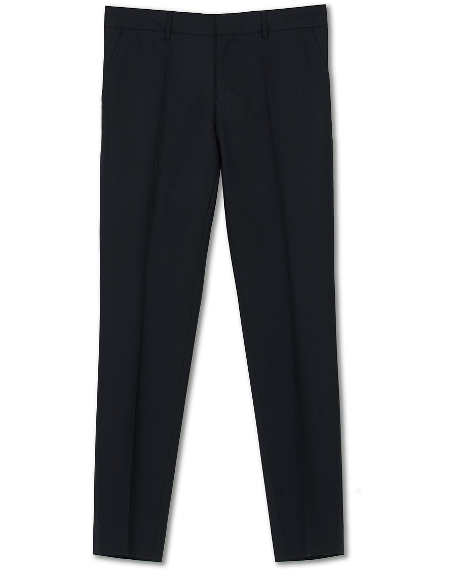 Heren | Broeken | Filippa K | Liam Cool Wool Slacks Dark Navy