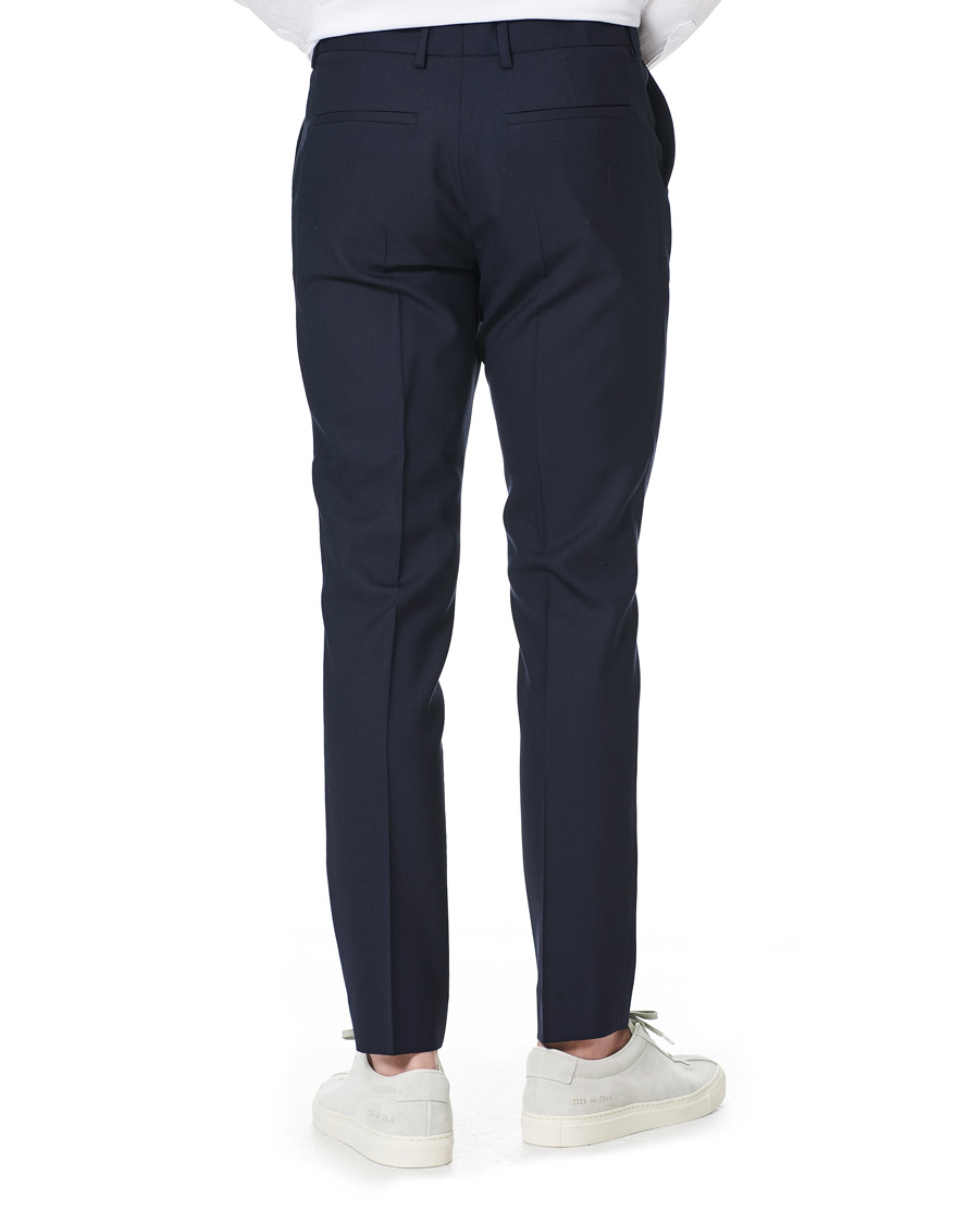 Heren | Broeken | Filippa K | Liam Cool Wool Slacks Hope Blue