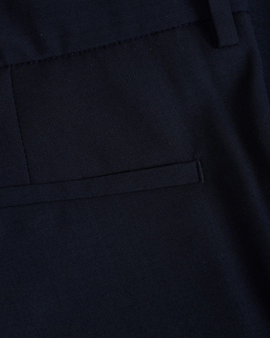 Heren | Broeken | Filippa K | Liam Cool Wool Slacks Hope Blue