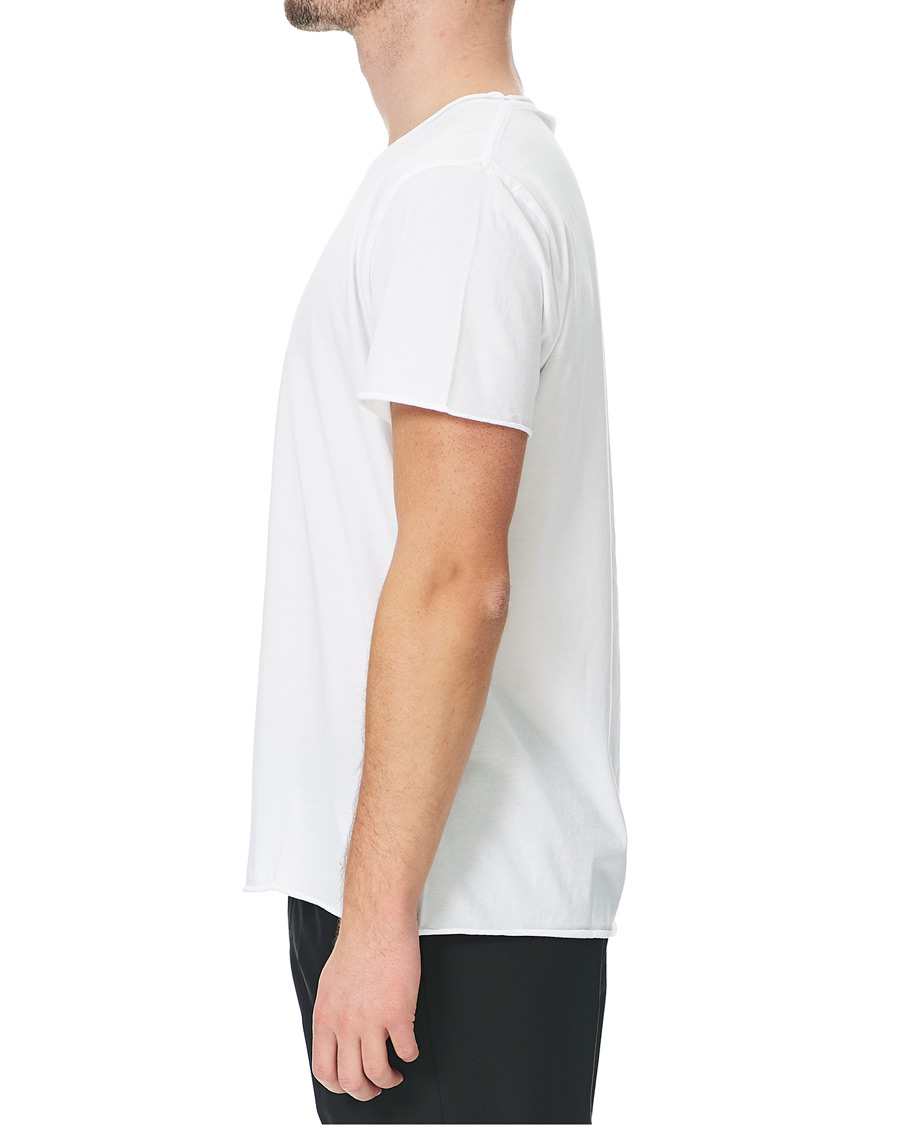 Heren | T-shirts | Filippa K | Roll Neck Crew Neck Tee White