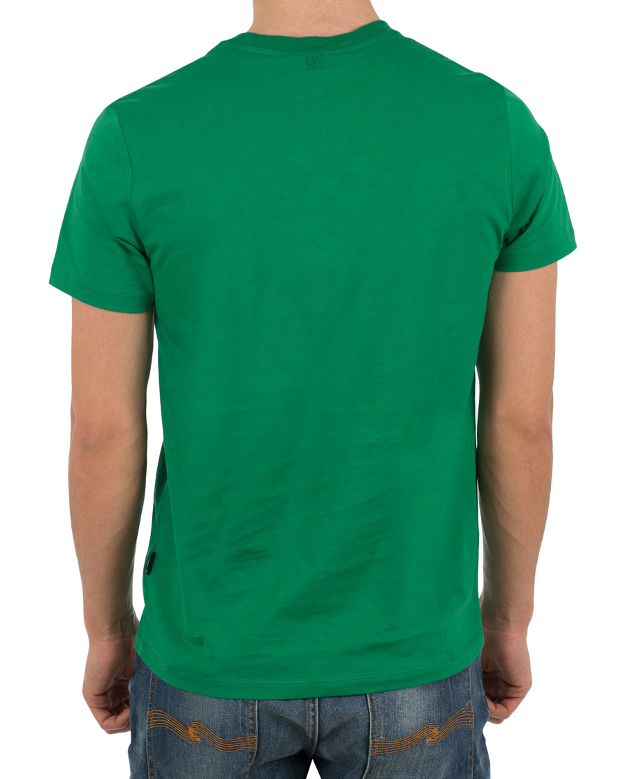 Heren | T-shirts | AMI | Wish you where here T-shirt Green