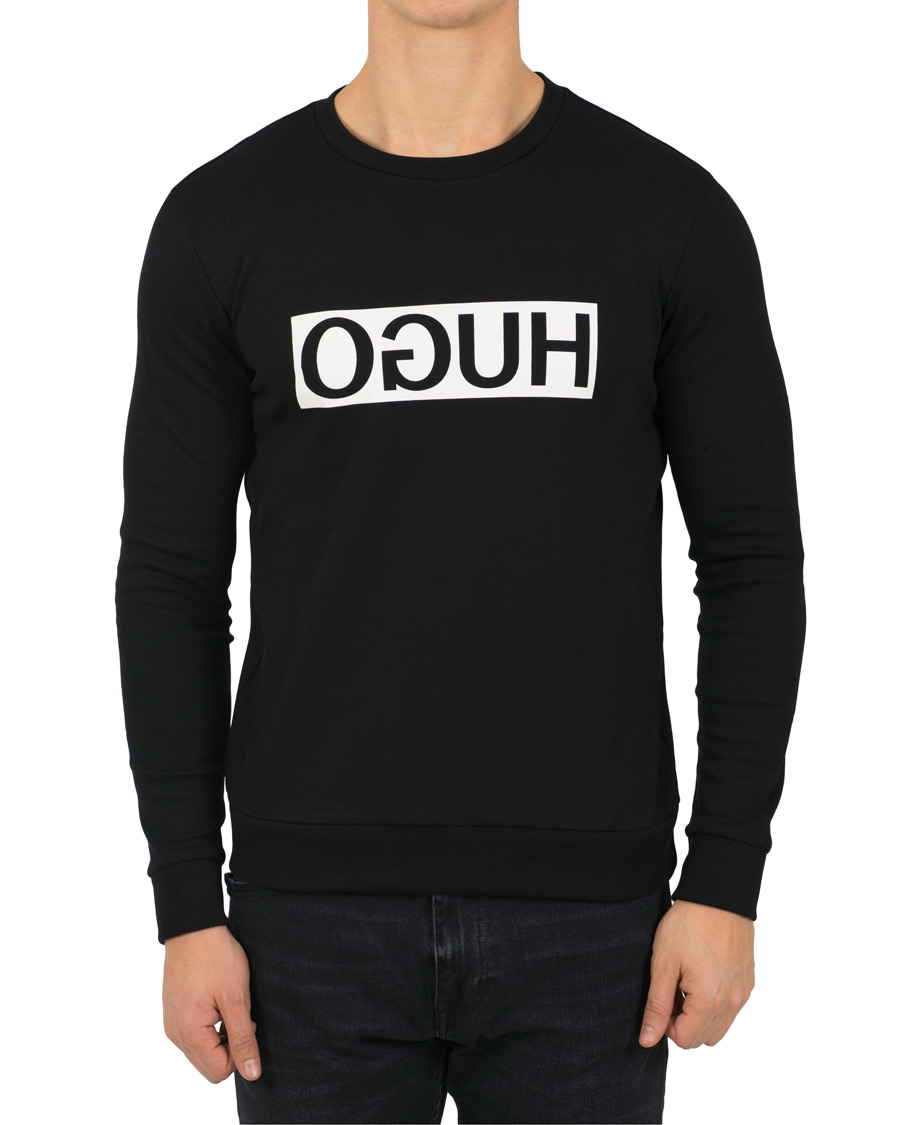 Heren | Truien | HUGO | Dicago Crew Neck Sweatshirt Black