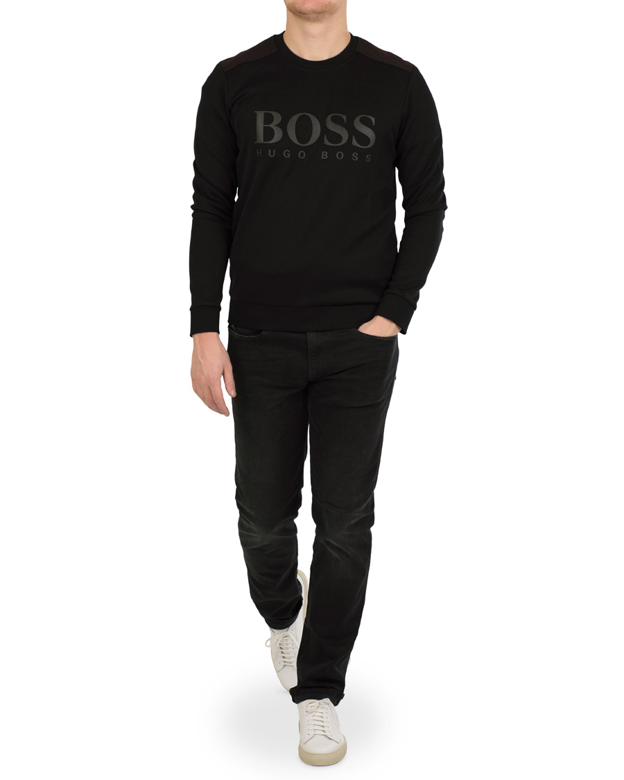 Heren | Truien | BOSS GREEN | BOSS Athleisure Salbo Sweatshirt Black