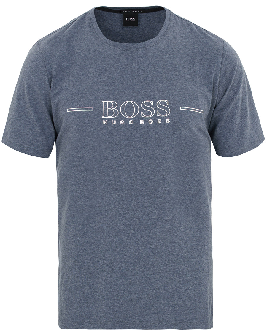 Heren | T-shirts | BOSS BLACK | BOSS Urban Tee Open Blue