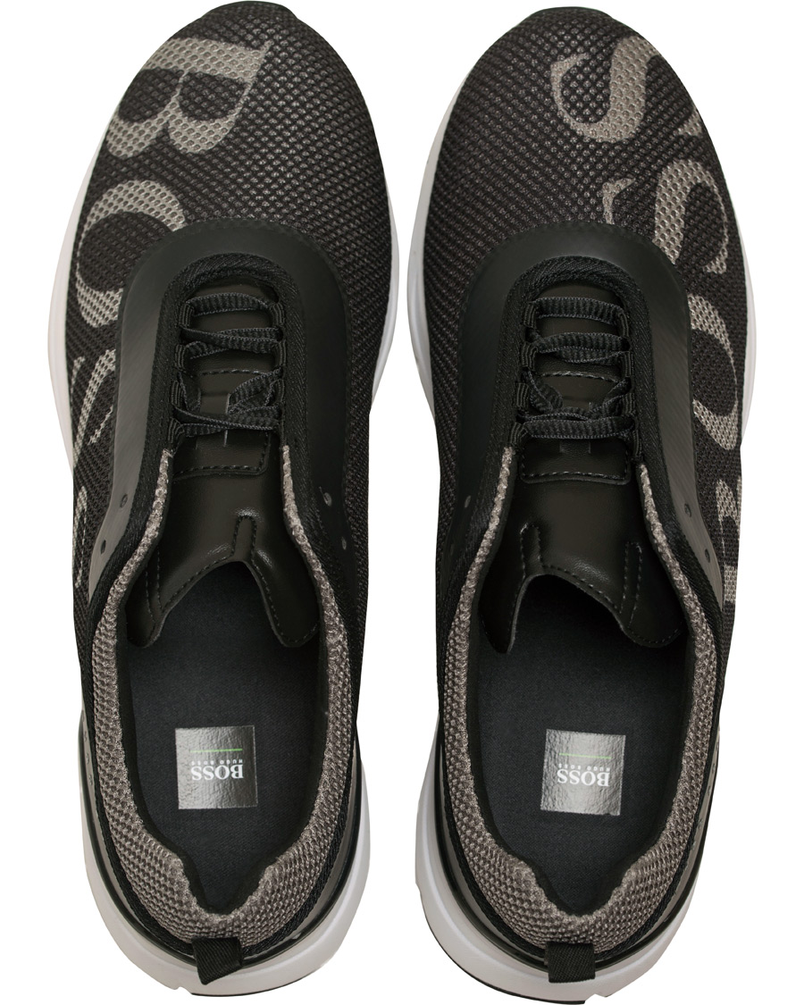 Heren | BOSS Athleisure Velocity Running Mesh Sneaker Black | BOSS GREEN | BOSS Athleisure Velocity Running Mesh Sneaker Black