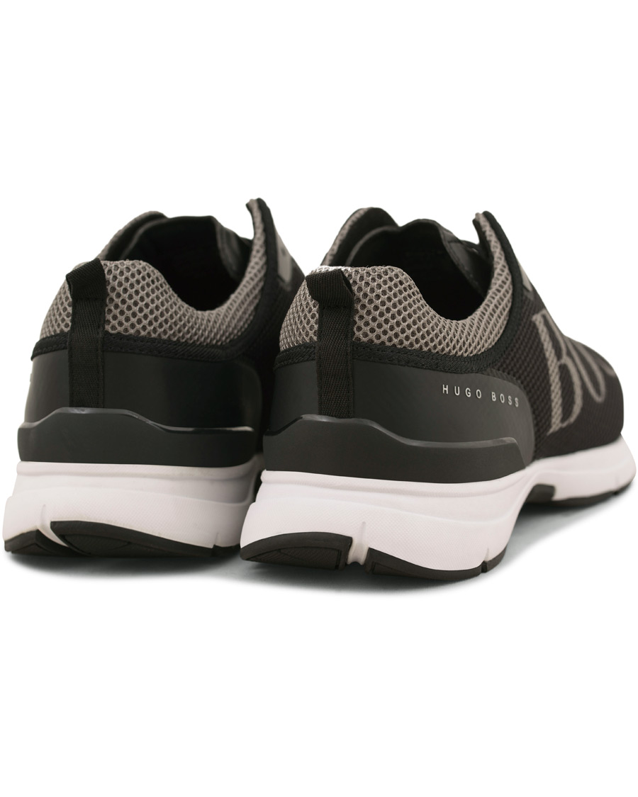 Heren | BOSS Athleisure Velocity Running Mesh Sneaker Black | BOSS GREEN | BOSS Athleisure Velocity Running Mesh Sneaker Black