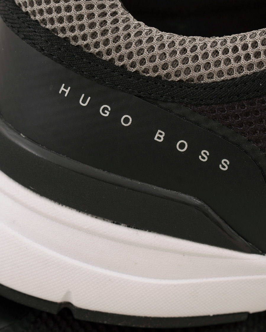 Heren | BOSS Athleisure Velocity Running Mesh Sneaker Black | BOSS GREEN | BOSS Athleisure Velocity Running Mesh Sneaker Black