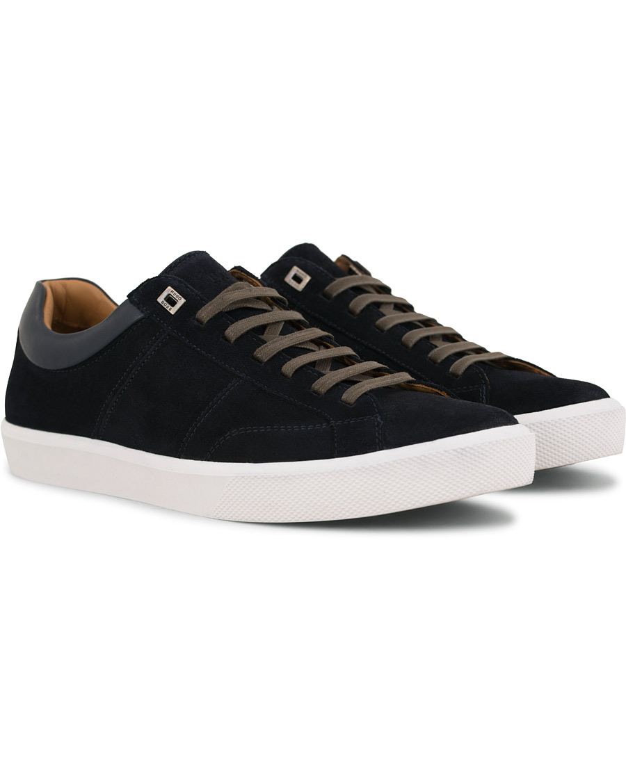 Heren | BOSS Escape Tenn Sneaker Navy Suede | BOSS BLACK | BOSS Escape Tenn Sneaker Navy Suede