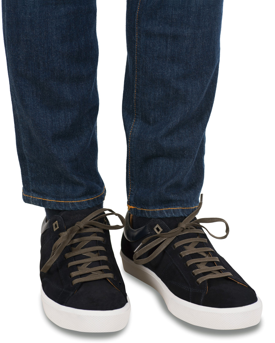 Heren | BOSS Escape Tenn Sneaker Navy Suede | BOSS BLACK | BOSS Escape Tenn Sneaker Navy Suede