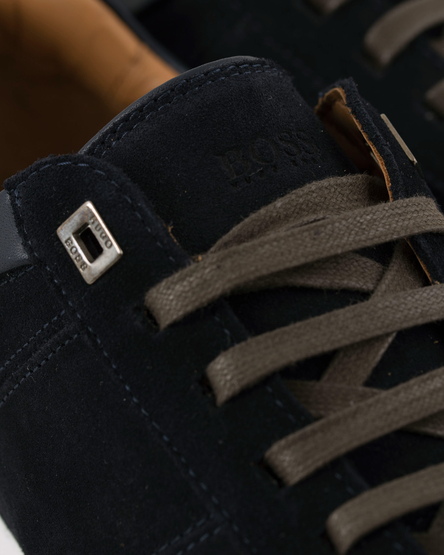Heren | BOSS Escape Tenn Sneaker Navy Suede | BOSS BLACK | BOSS Escape Tenn Sneaker Navy Suede