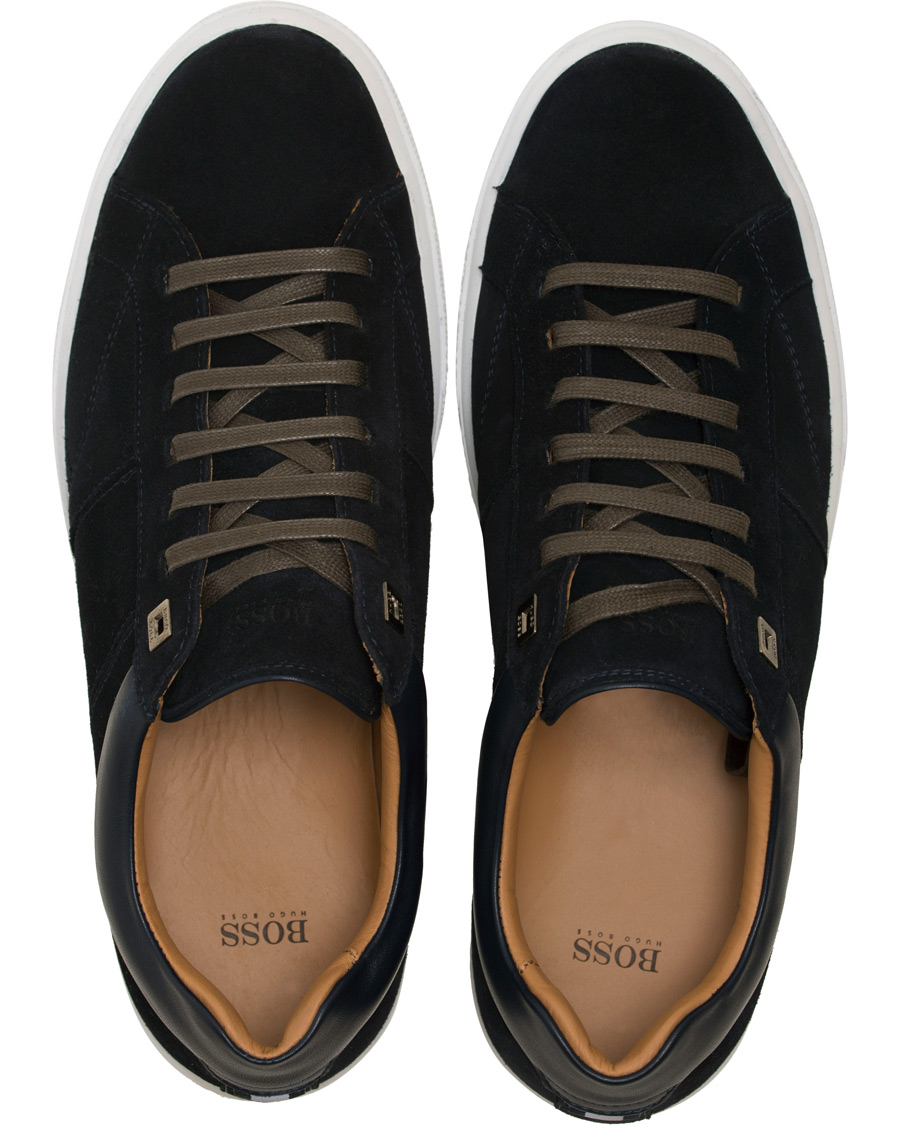 Heren | BOSS Escape Tenn Sneaker Navy Suede | BOSS BLACK | BOSS Escape Tenn Sneaker Navy Suede