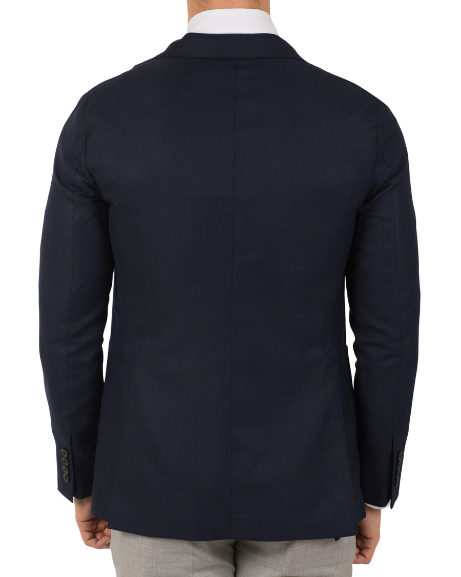 Heren | Blazers | Caruso | Structure Wool Blazer Navy