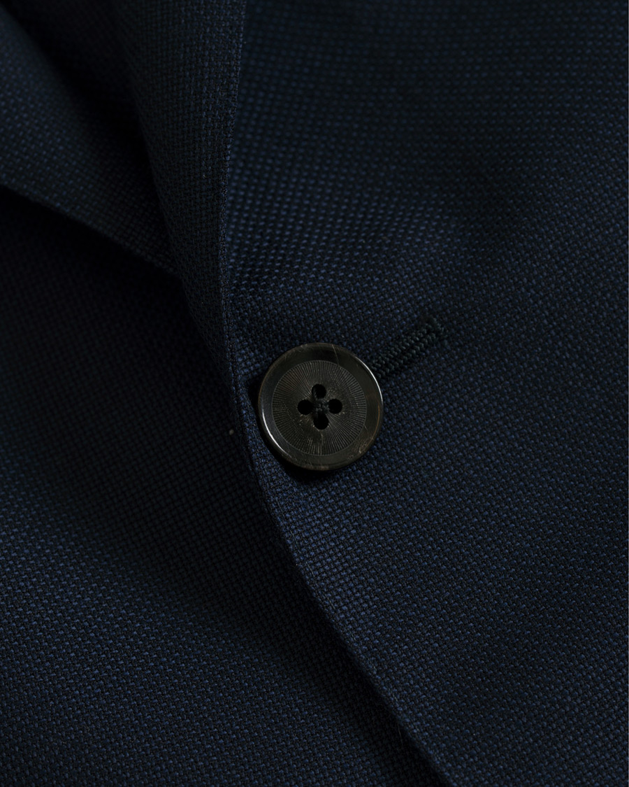 Heren | Blazers | Caruso | Structure Wool Blazer Navy