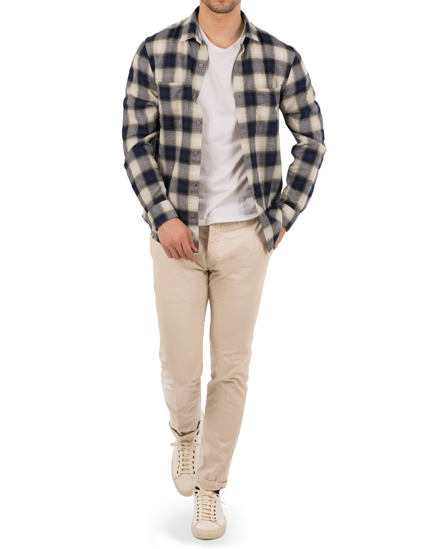 Heren | Overhemden | IRO | Namio Check Shirt Blue/White