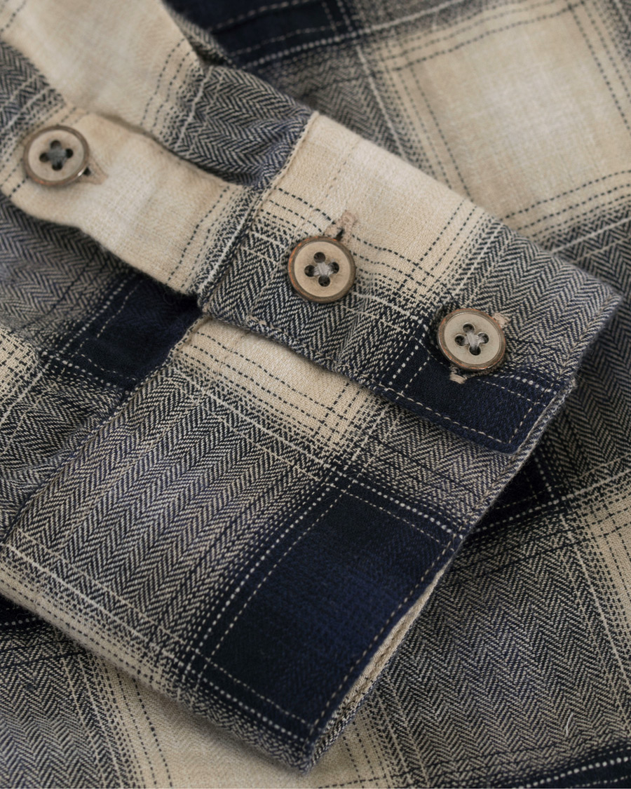Heren | Overhemden | IRO | Namio Check Shirt Blue/White