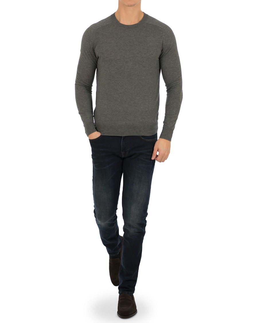 Heren | Truien | IRO | Locto Cotton Lightweight Sweat Light Grey