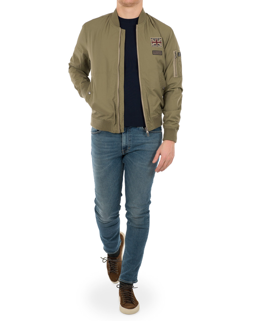 Heren | Jassen | Morris | Barnes Bomber Jacket Green